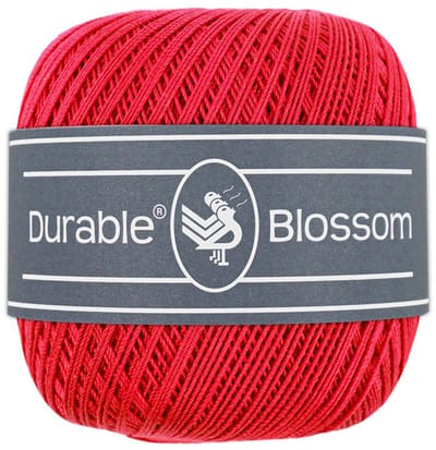Durable Blossom - 316 Red - Verfijnd Gemerceriseerd Katoen Garen