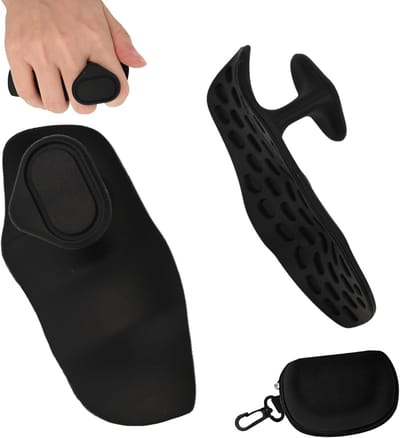 Ergonomische Gewichthefgrepen - Antislip Siliconen Handvatten met Opbergdoos, Ideaal voor Deadlifts, Dumbbells en Sporttraining