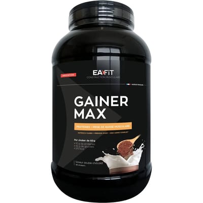 Gainer Max Dubbele chocolade EA Fit 2,9kg