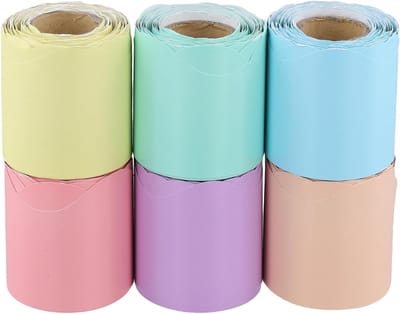 Kleurrijke Display Borderranden 12 Stuks 5.5cm x 10m - Ideaal voor Posters, Kamerdecoratie en DIY Projecten