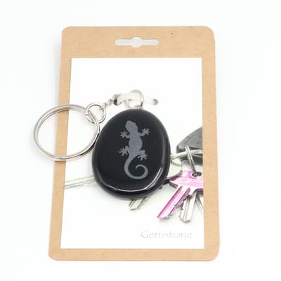 Keychain Salamander zwart