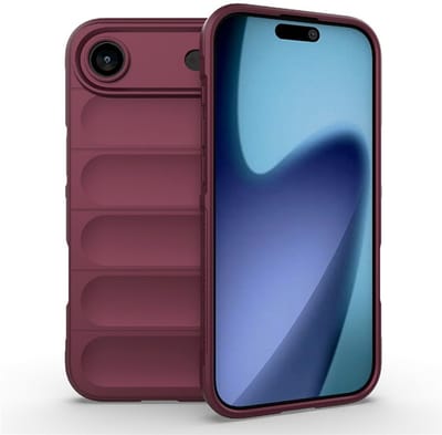Coverup Hoesje - Geschikt voor iPhone Air Hoesje - Coverup Hands-On Rugged Back Cover - Bordeaux