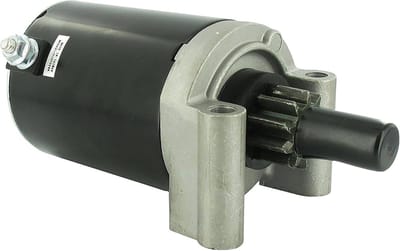 Elektrische Starter Motor - Motor Starter - Grasmaaier Reparatie - 10 Tanden - 12.5-14 PK - Zwart