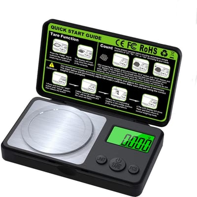 Balance Numérique Mini Haute Précision 0,001g Balance Milligrammes Bijoux Balance de Cuisine Portable pour la Cuisson 50/100g Balance Milligrammes Balance à Affichage Électronique 100g/0.001g