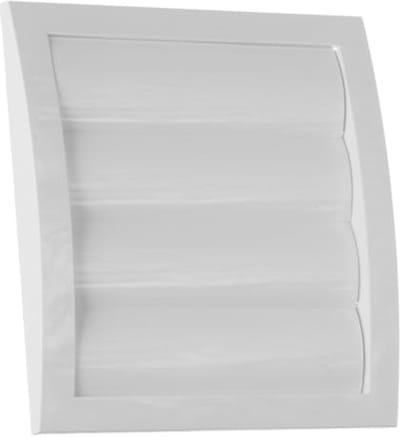 Ventilatierooster Ø 150 mm met Beweegbare Lamellen en Insectenbescherming
