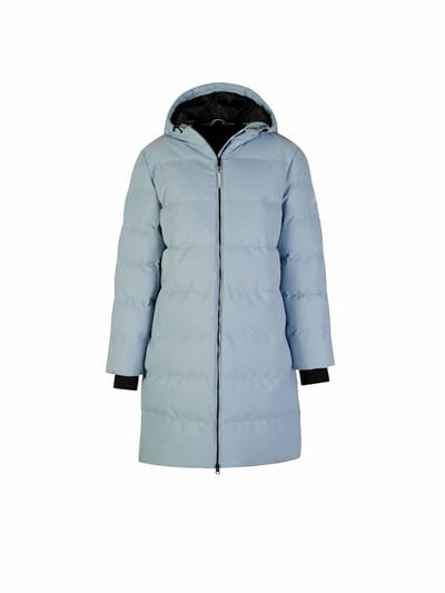 BJØRNSON Thordis Parka Winterjas Dames - Winddicht - Maat 46 - Blauw