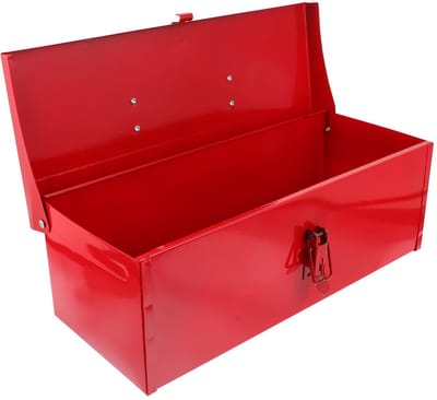 metalen gereedschapskist, draagbare metalen gereedschapskist, huishoudgereedschap, opbergkoffer, afsluitbare, plaatstaal