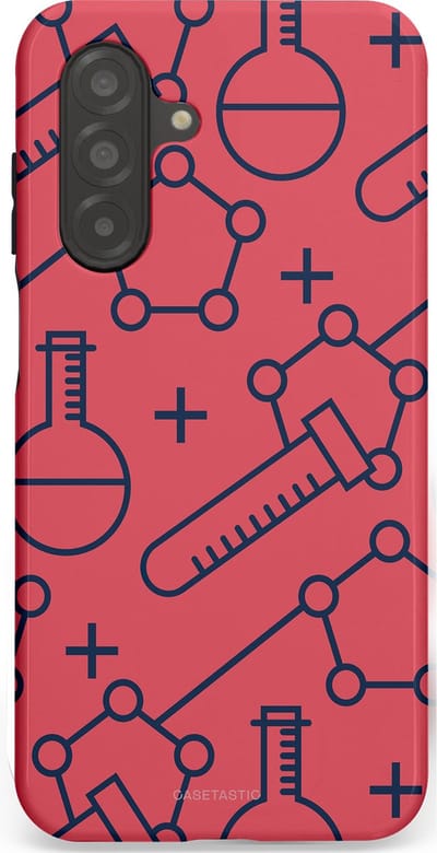 Casetastic hoesje geschikt voor Samsung Galaxy A26 - Dubbellaagse bescherming - Rode Laboratorium - Fashion Case - Koraal