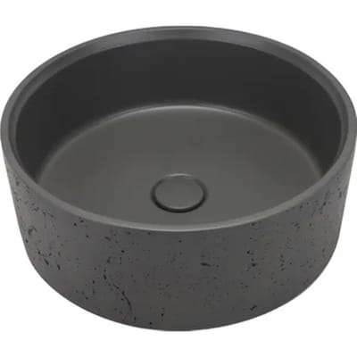 Aquavive Waskom Corbara - Beton - Rond - Grijs - 39cm