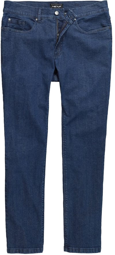 Men Plus - Heren - Jeans FLEXLASTIC® denim 5-pocket straight fit - Donkerblauw denim - Maat 70