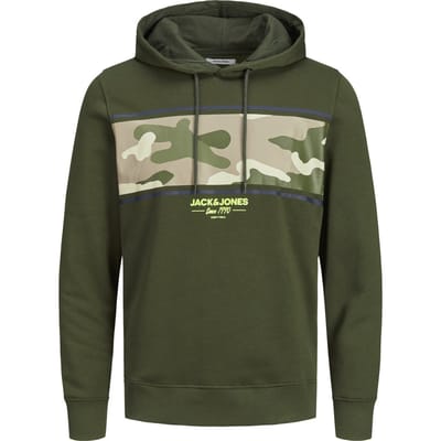 JACK&JONES JJSOLDIER SWEAT HOOD Heren Trui - Maat XL