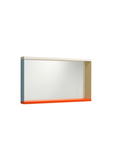 Vitra Colour Frame Spiegel Medium - blauw/oranje