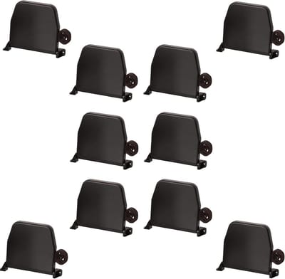 10 Stuks Rolluik Riemoprolwikkelaar Opbouw Mini Bruin met 5 Meter Riem