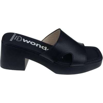 Wonders Motel - dames sandaal - Zwart - maat 35 (EU) 2 (UK)