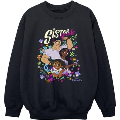 Disney Jongens Encanto Zuster Doelen Sweatshirt (Zwart)