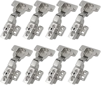 Cosensi- Scharnieren 95° Automatische Demping - Deur Scharnieren - Kleine Scharnieren - Zwarte Scharnieren - Scharnierpen - Voor Keukenkast en Kleerkast - Deurscharnier