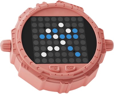 Elektronisch Schaakspel - Slim Puzzelbord - Strategie Spelen - Interactief LED Display - 8 Inch Bord - Roze