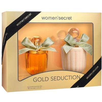 Set Women'Secret: Gold Seduction, Eau De Parfum, Voor Vrouwen, 100 ml + Gold Seduction, Hydraterende, Bodylotion, 200 ml