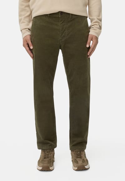 camel active Chino Thermo met warmte-isolerende functie - Maat menswear-33/32 - Bosgroen