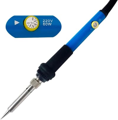 Professionele Mini Soldeerbout 60W met Instelbare Temperatuur (200-450°C) voor Elektronica
