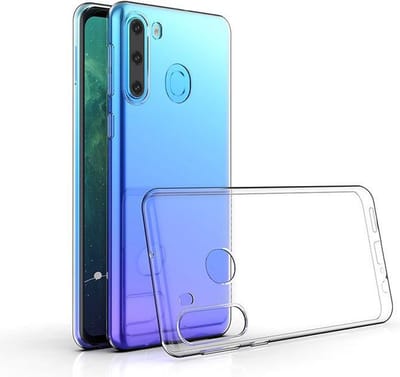 Geschikt voor Samsung Galaxy A21 hoes TPU Silicone case hoesje transparant