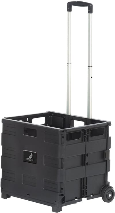 Kangaro opvouwbare transportkar met opvouwbare bak, draagvermogen 35 kg
