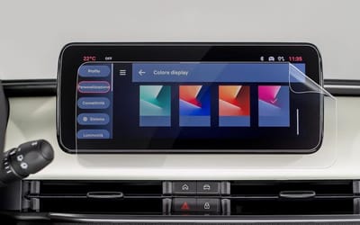 Navigatiefilm voor Fiat 600 & Fiat 600 Elektro 2024-2026 - 10.25 Inch Uconnect Scherm Beschermfolie, Nano Screen Protector, 6H Krasbestendig en Accessoires
