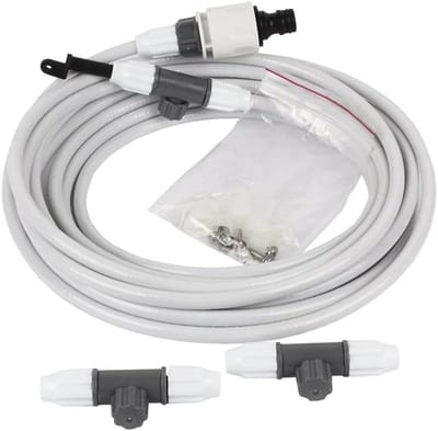 Watersproeiset - Vernevelaar Tuin - Planten Water Geven - Messing Sproeiers - 6 Meter Slang - Groen