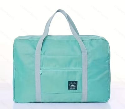 2-pack opvouwbare reistas met trolleykoffer, lichtgewicht opvouwbare reistas, reisorganizer, unisex, blauw