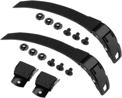 Rolschaatsen Energie Riem - Schoen Gesp - Schaats Reparatie - Universele Gesp - 2 Stuks - Zwart