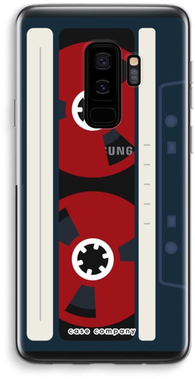 Case Company® - Hoesje geschikt voor Samsung Galaxy S9 Plus hoesje - Here's your tape - Soft Cover Telefoonhoesje - Bescherming aan alle Kanten en Schermrand