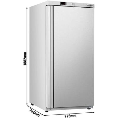 GGM Gastro Lagerkühlschrank Edelstahl ECO - 600 Liter - mit 1 Tür - Innenseite der Tür aus Kunststoff
