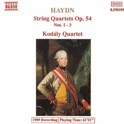 Kodály Quartet - Haydn: String Quartets Op. 54, Nos. 1-3 (CD)