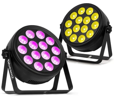 Set van 2 BeamZ BCC145 LED PAR - PAR spot met 14x 4W LED’s - RGBW - Inclusief afstandsbediening