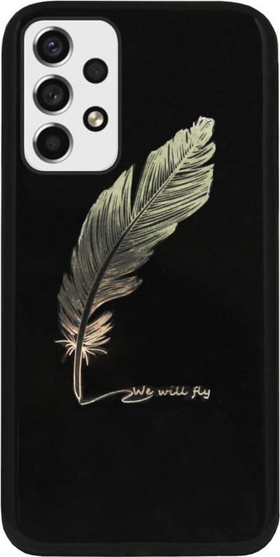 ADEL Siliconen Back Cover Softcase Hoesje Geschikt voor Samsung Galaxy A73 - Veer