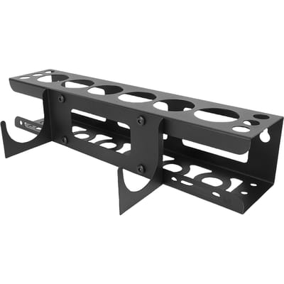 Kitkokert Houder Ruimtebesparend Poedercoating Wandmontage Kit Organiseerder voor Garage Werkplaats black