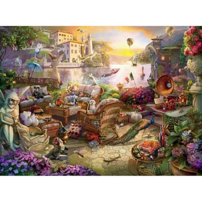 5D DIY Diamond Painting Cartoon World Borduurmozaïek Kruissteek Strass Decor 20X30CM beige