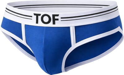 TOF Paris French Brief Royal Blue - MAAT M - Heren Ondergoed - Slip voor Man - Mannen Brief