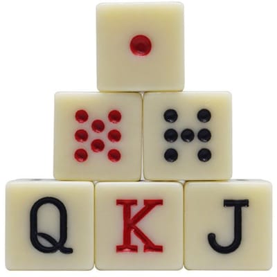 10 Stuks Set 16 Mm Acryl Poker Dobbelstenen Met Rechte Hoek Voor Bordspel Accessoires