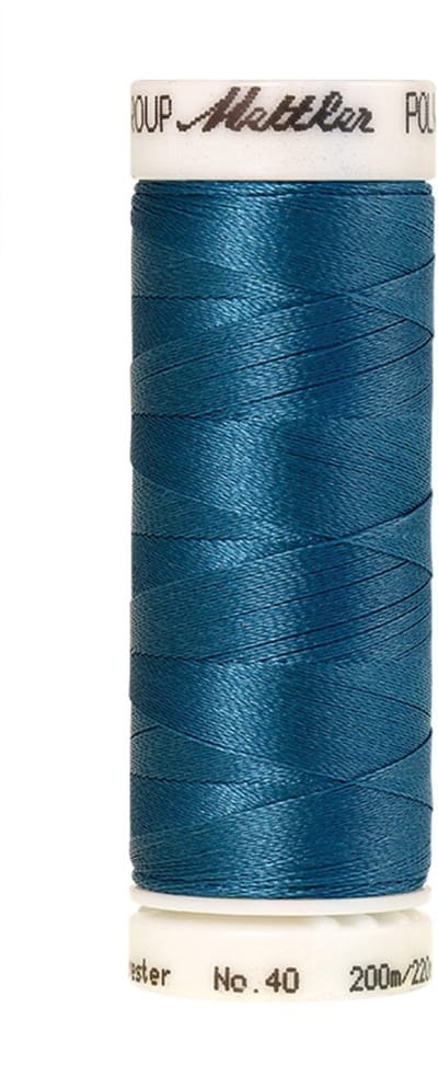 Mettler borduurgaren - Blauw - Nr 4032 - Polysheen - 200 meter