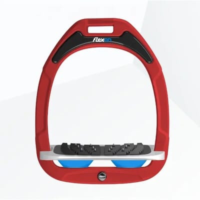 Ultra Grip IJzeren Steunschoenen Rood/Grijs/Blauw Flex-On Green Composite