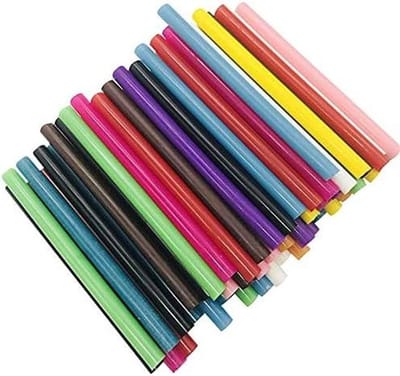 Lijm Sticks - Ambachtelijke Benodigdheden - Decoratieve Afwerking - Levendige Kleuren - 7x100MM 100 Stuks - Mix Kleur