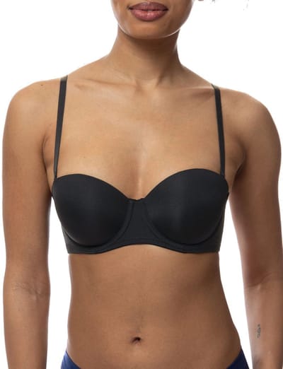 Dorina Balconette BH - Strapless - Michelle - Bh met verwijderbare bandjes - Wit - Zwart - Beige - 75B