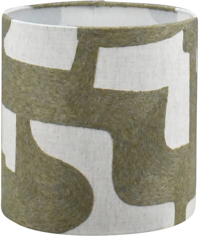 Lampenkap Cilinder - 15x15x20cm - New Look kaki