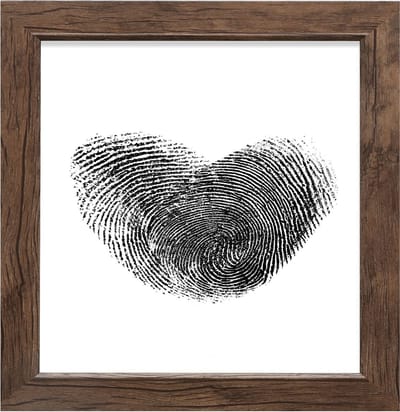 Deknudt Frames fotolijst S48SH3 - bruine houttint - breed - 40x40 cm