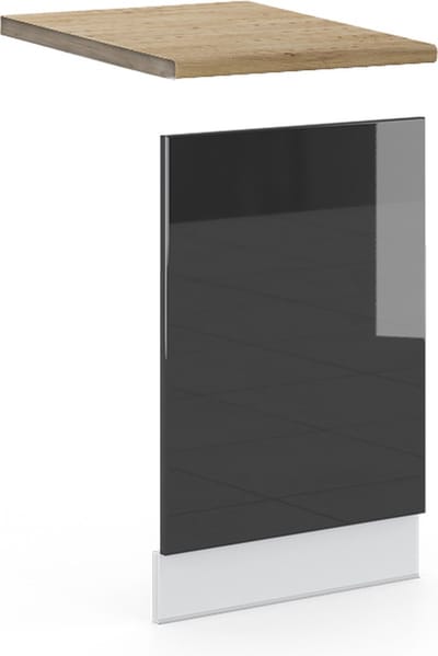 Vicco Fame-Line Frontpaneel – 45 cm, WB Eik Antraciet Hoogglans