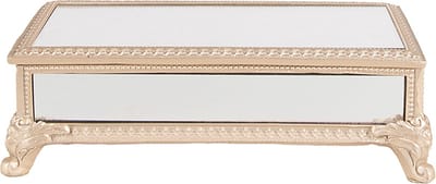 Clayre & Eef Sieradendoos 21x11x7 cm Beige Polyresin