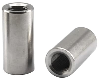 Solidchoice - Ronde Moeren M4 van RVS 30 Stuks voor Lange Stangen
