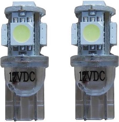 5 SMD W5W LED wit Set