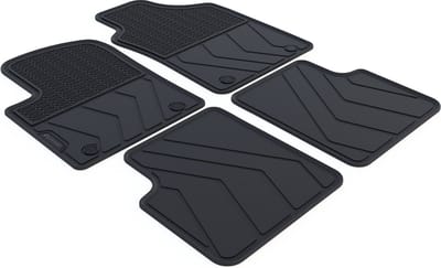 Rubber Automatten geschikt voor Fiat 500 - Bouwjaar: 2015-2020 - Originele pasvorm - 4-delig